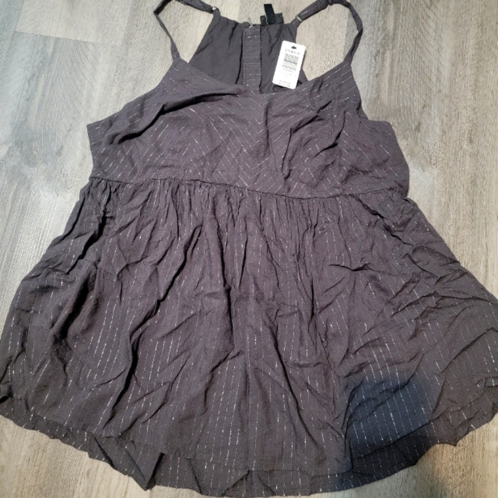 Torrid Charcoal Sleeveless Tank Top